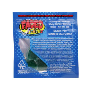 Faded Fruits Blue Slush Gummies