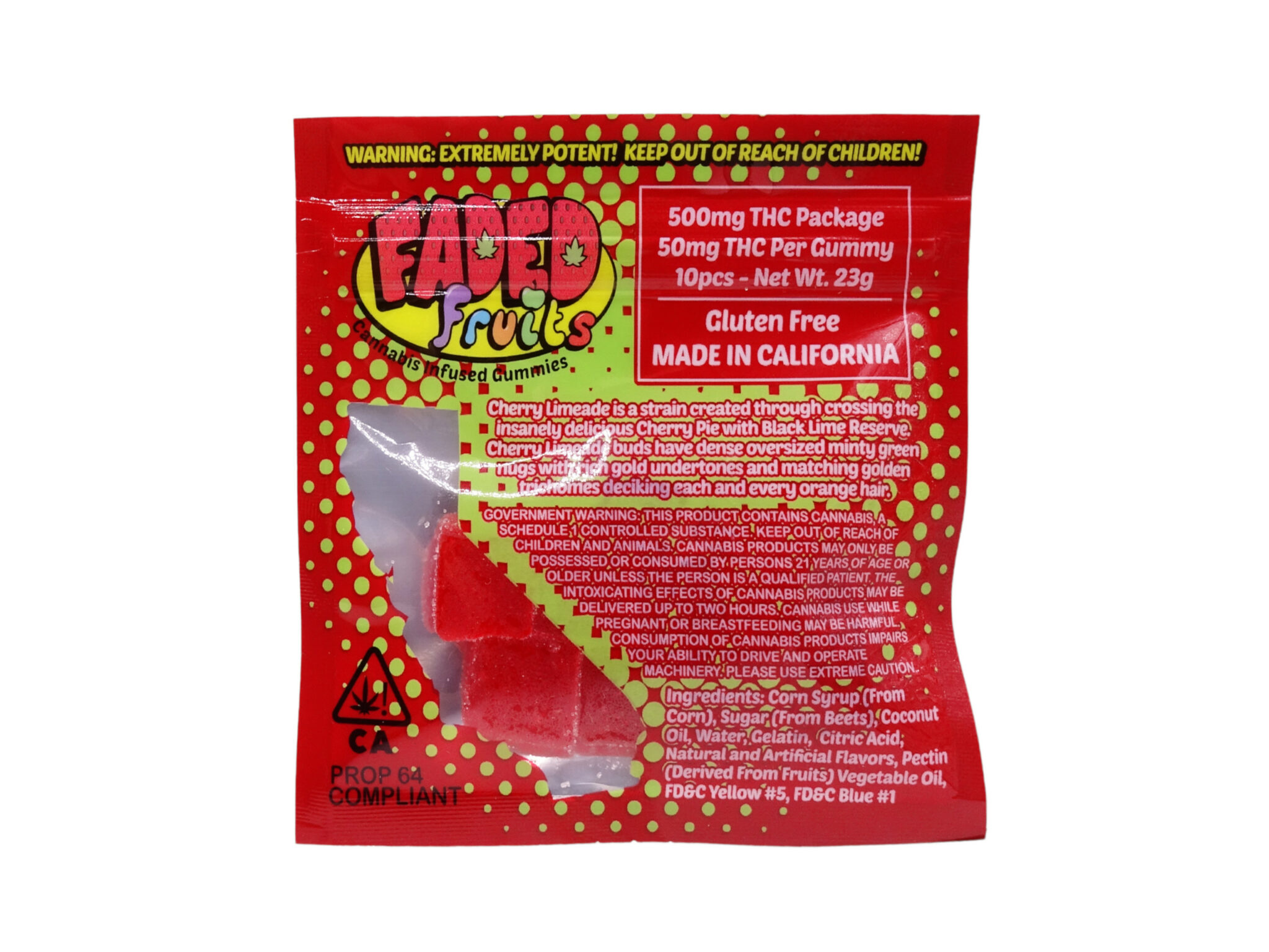Faded Fruits Cherry Limeade Gummies Faded Fruits Cherry Limeade Gummies