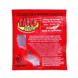 Faded Fruits Cherry OG Gummies - 500mg THC