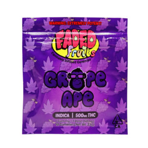 Faded Fruits Grape Ape Gummies - 500mg THC