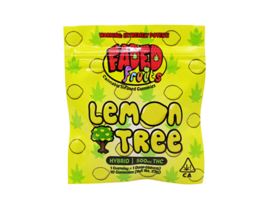 Faded Fruits Lemon Tree Gummies - 500mg THC