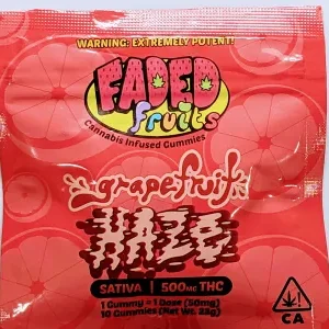Faded Fruits Grapefruit Haze Gummies