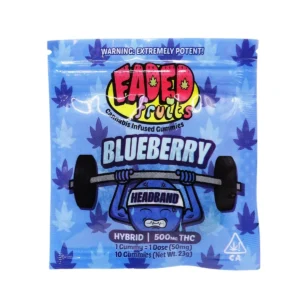 Faded Fruits Blueberry Headband Gummies
