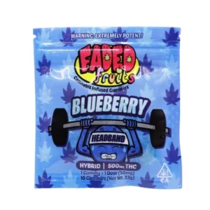 Faded Fruits Blueberry Headband Gummies