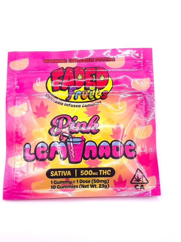 Faded Fruits Pink Lemonade - 500mg THC Faded Fruits Pink Lemonade - 500mg THC
