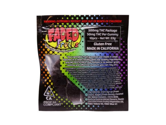 Faded Fruits Mystery OG – 500mg THC