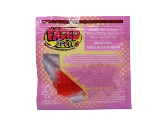 Faded Fruits Pink Lemonade - 500mg THC