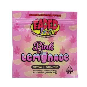 Faded Fruits Pink Lemonade - 500mg THC