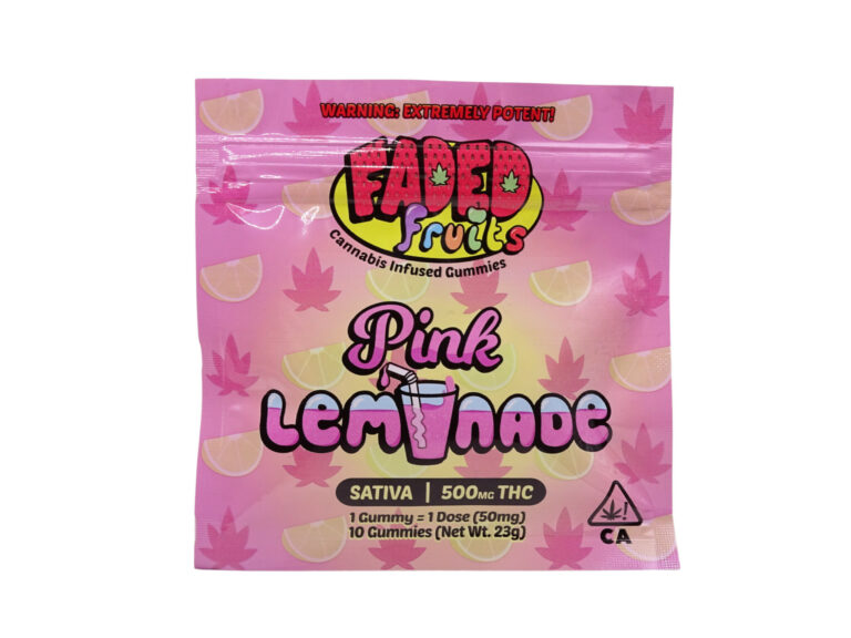Faded Fruits Pink Lemonade - 500mg THC Faded Fruits Pink Lemonade - 500mg THC