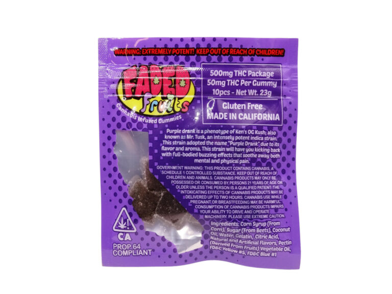 Faded Fruits Purple Drank – 500mg THC Faded Fruits Purple Drank – 500mg THC