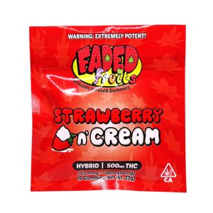 Faded Fruits Strawberry N Cream – 500mg THC