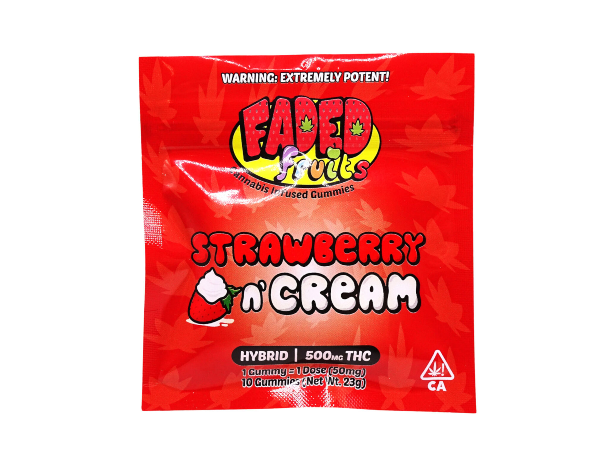 Faded Fruits Strawberry N Cream – 500mg THC Faded Fruits Strawberry N Cream – 500mg THC
