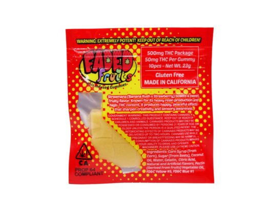 Faded Fruits Strawnana – 500mg THC