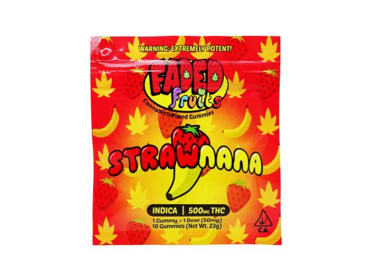 Faded Fruits Strawnana – 500mg THC