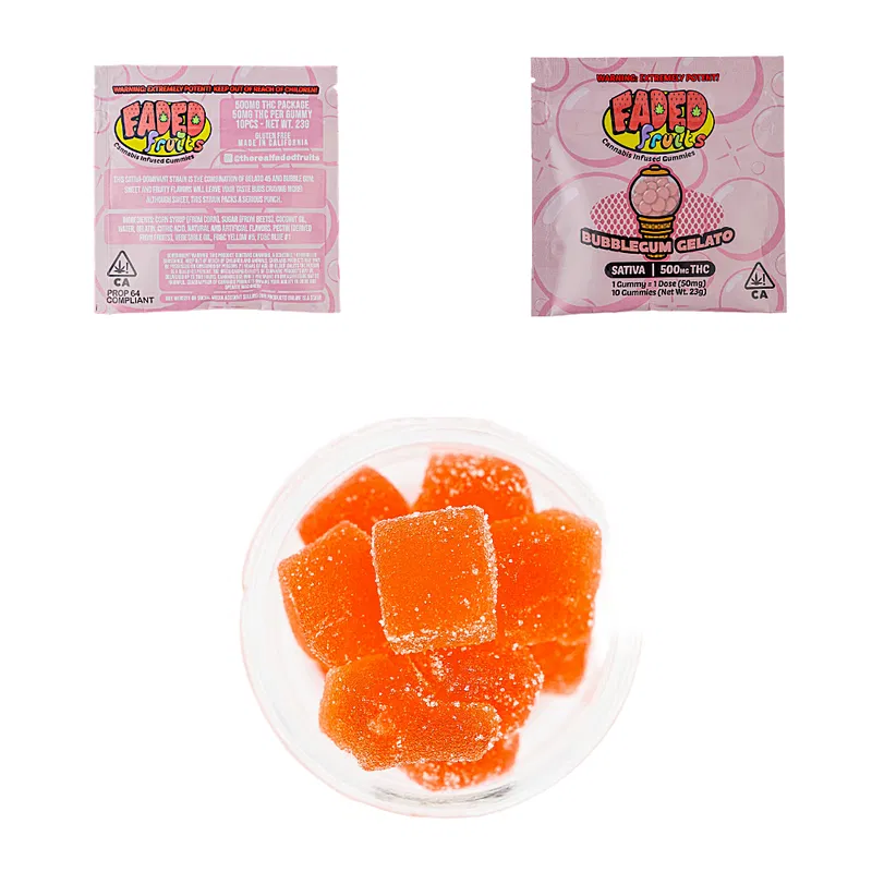 Faded Fruits Strawberry N Cream – 500mg THC Faded Fruits Strawberry N Cream – 500mg THC