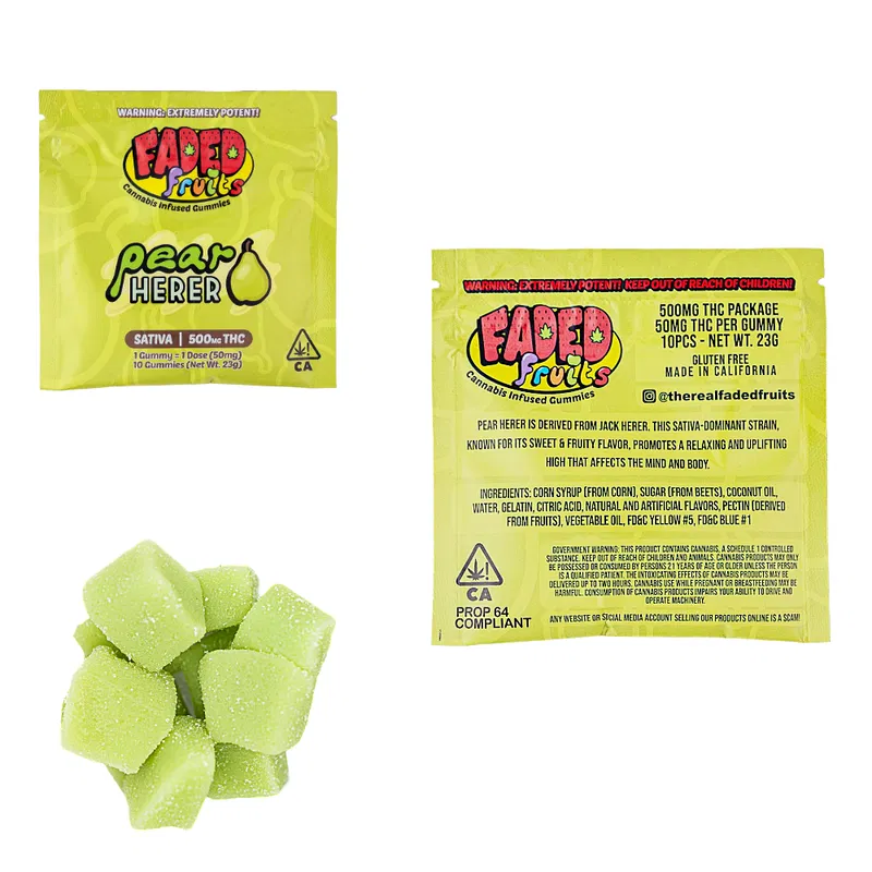 Faded Fruits Strawberry N Cream – 500mg THC Faded Fruits Strawberry N Cream – 500mg THC