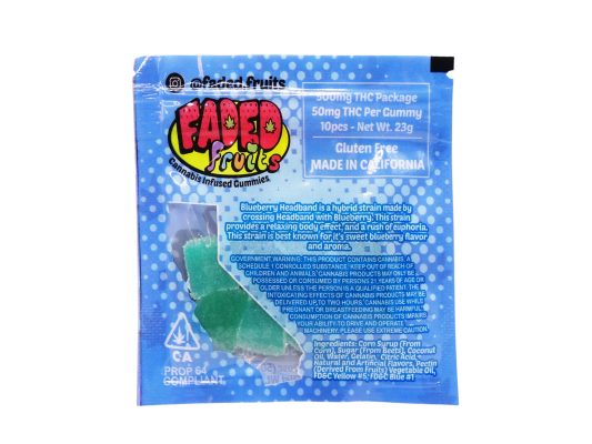 Faded Fruits Blueberry Pie - 500MG THC