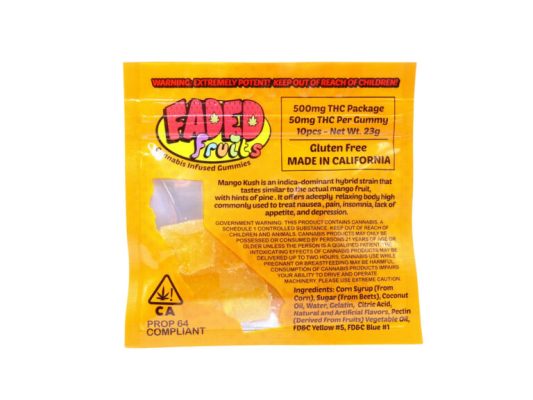 Faded Fruits Mango Kush - 500MG THC