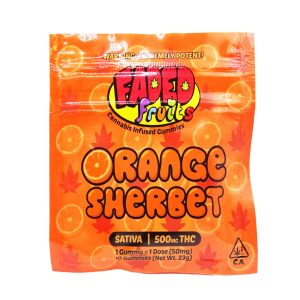 Faded Fruits Orange Sherbet - 500MG THC Gummies