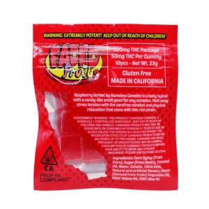 Faded Fruits Raspberry Sorbet - 500MG THC