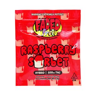 Faded Fruits Raspberry Sorbet - 500MG THC