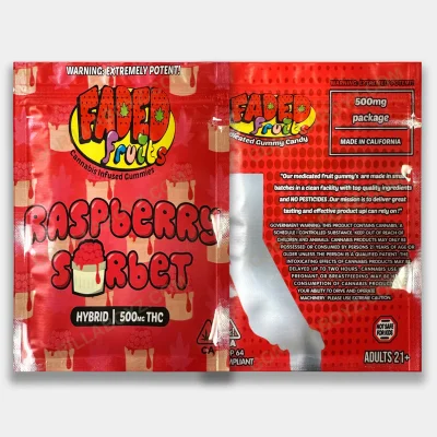 Faded Fruits Raspberry Sorbet - 500MG THC