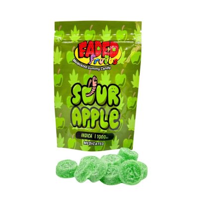 Faded Fruits Sour Apple 1000mg