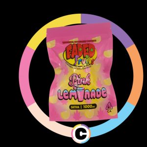 Faded Fruits Pink Lemonade 1000mg Gummy