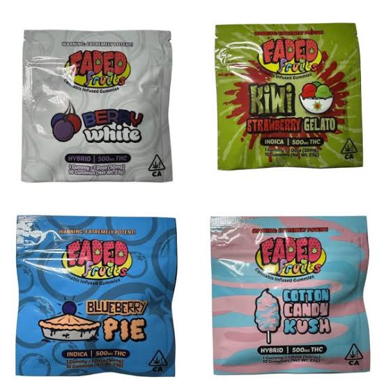Faded Fruits Berry White 500mg THC
